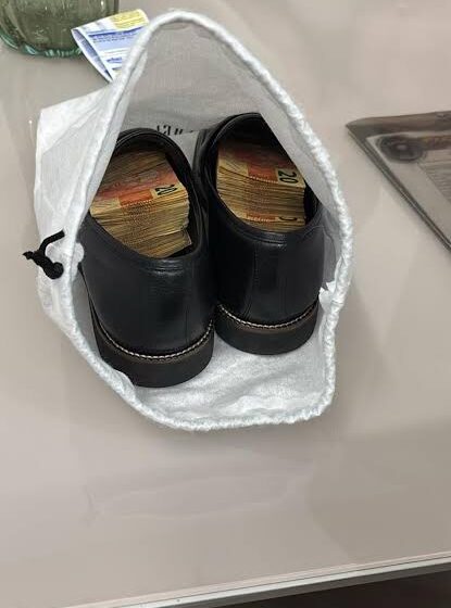  PF ENCONTRA DINHEIRO ESCONDIDO EM SAPATO NA CASA DE VEREADOR DURANTE NOVA FASE DA OPERAÇÃO OVERCLEAN