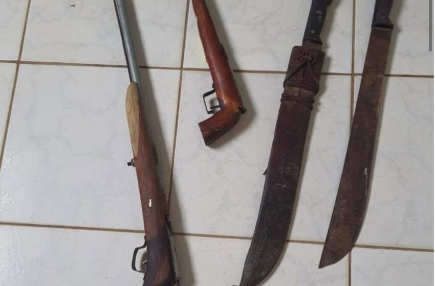  POLÍCIA APREENDE ARMAS DE FOGO EM SANTA LUZIA APÓS OCORRÊNCIA DE VIOLÊNCIA DOMÉSTICA