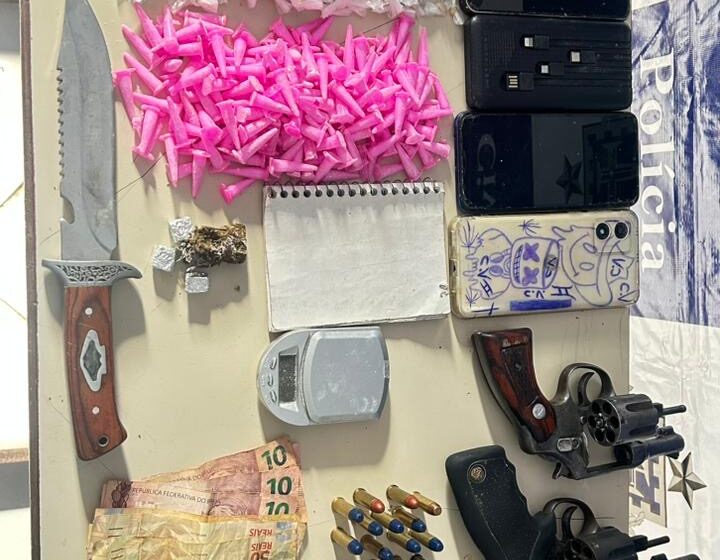  OPERAÇÃO EM SANTA LUZIA TERMINA COM DOIS SUSPEITOS MORTOS E APREENSÃO DE ARMAS E DROGAS