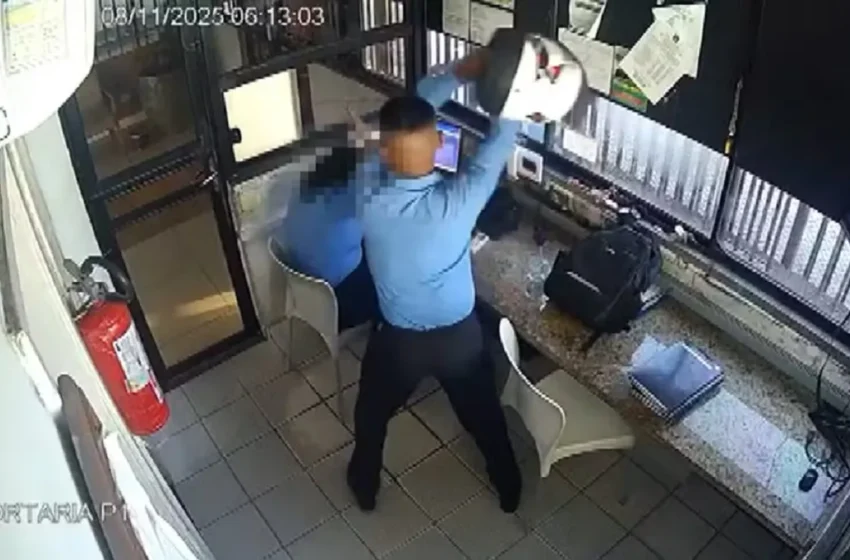  VÍDEO: MULHER É AGREDIDA POR COLEGA DE TRABALHO COM CAPACETE EM CONDOMÍNIO DE SALVADOR